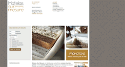 Desktop Screenshot of matelassurmesure.com